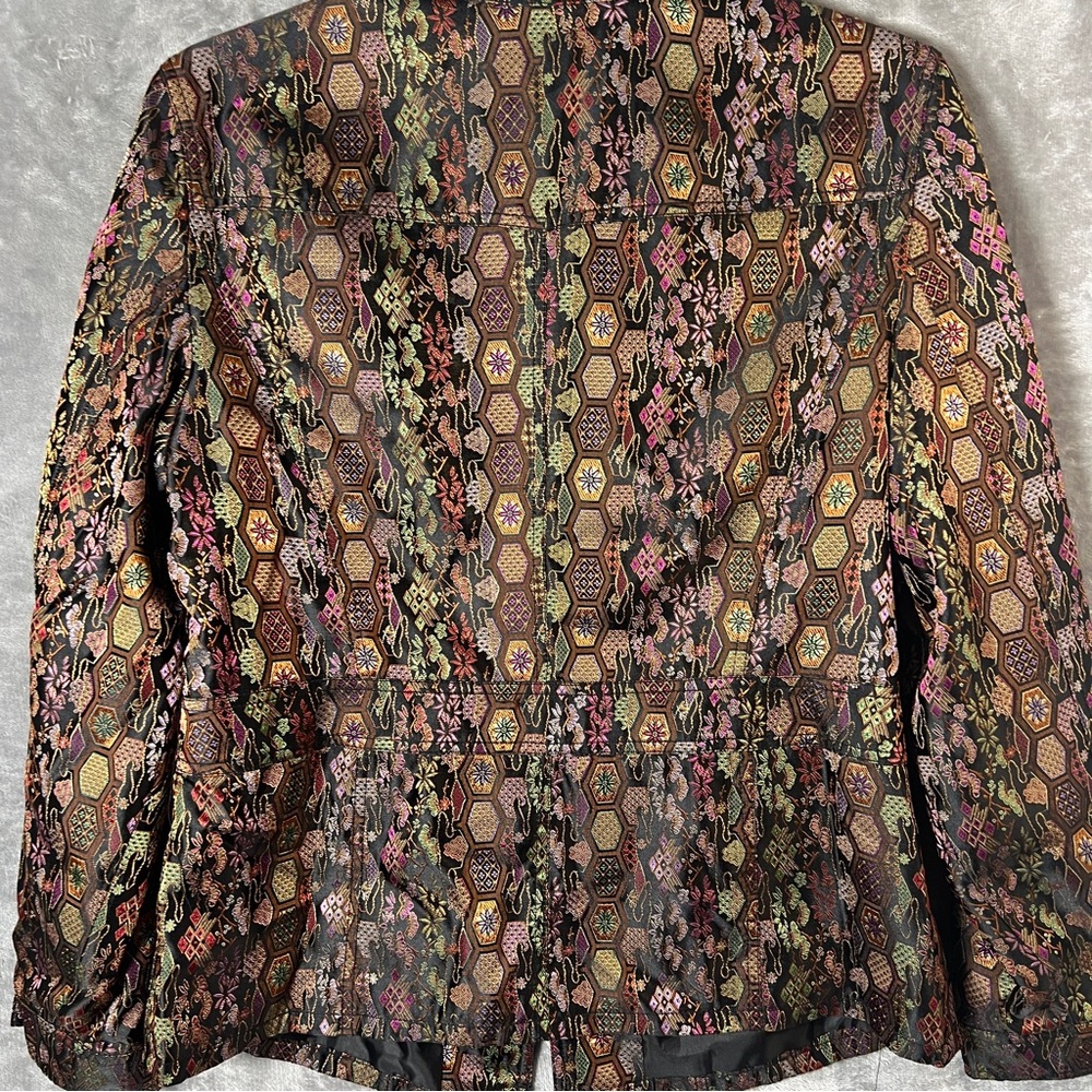 Women's Multicolor Patterned Jacket - image 8